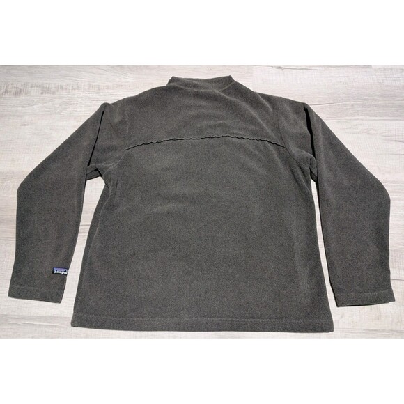 Patagonia Synchilla Jacket Ruffle Full Zip Fleece Sweater Women's Sz Large Gray - Picture 6 of 9